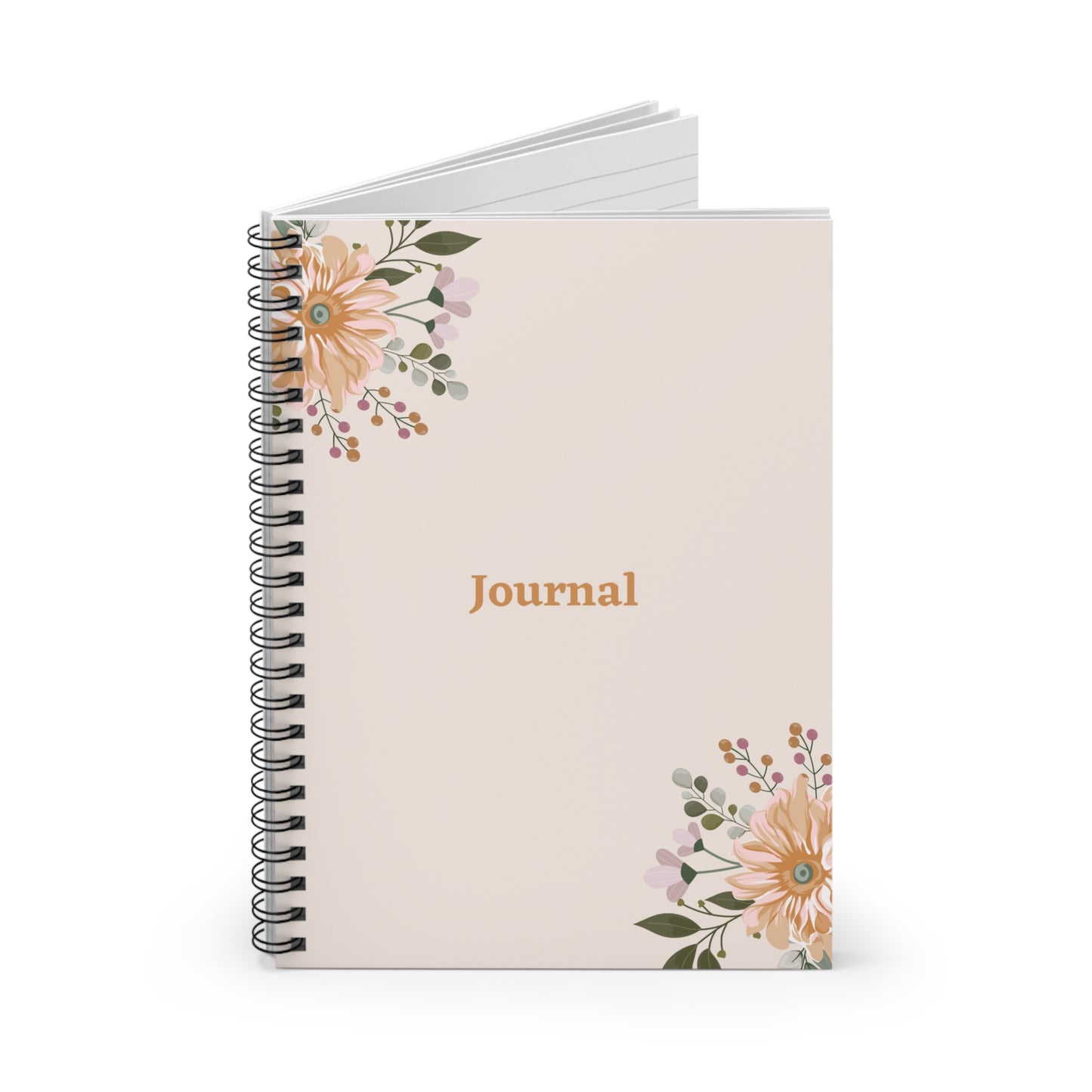 Journal Spiral Notebook - Ruled Line