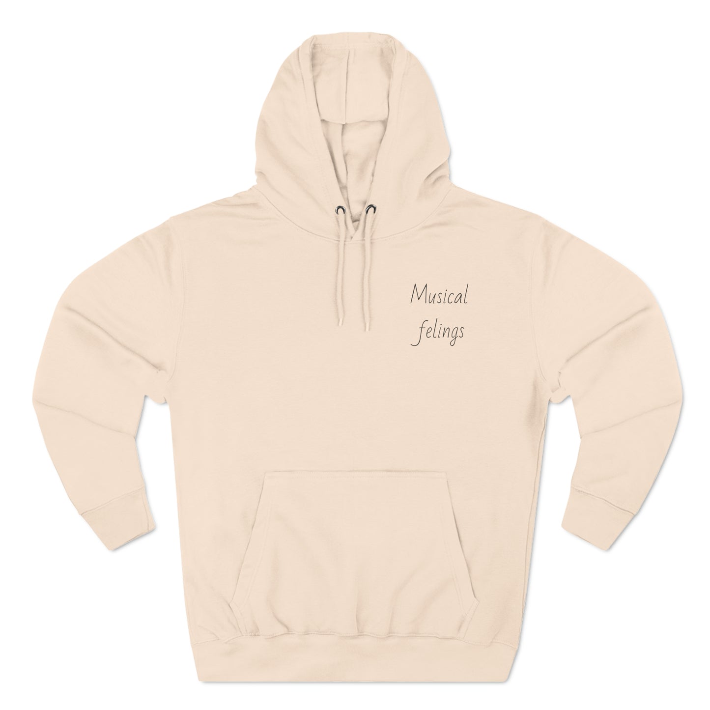 Three-Panel Fleece Hoodie