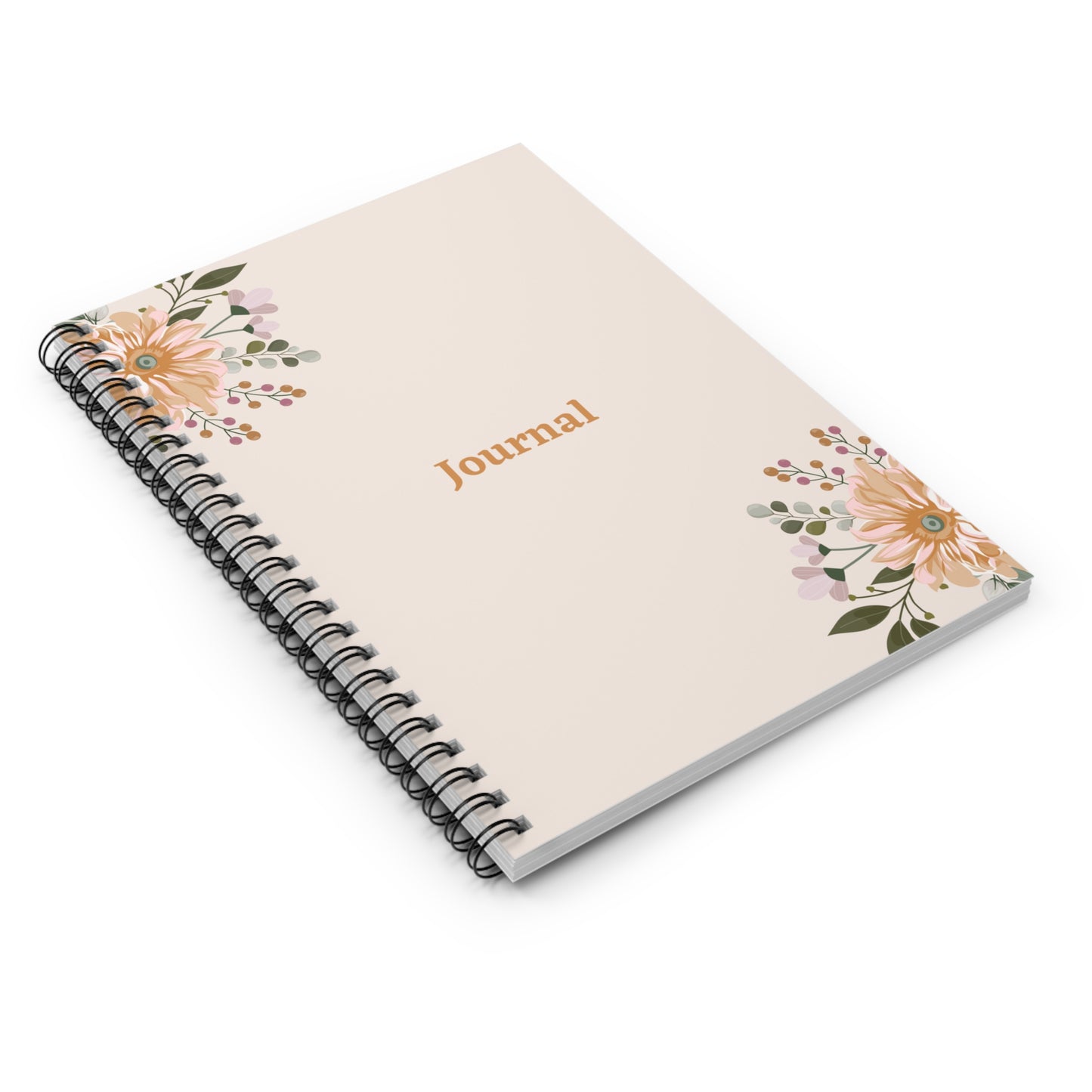 Journal Spiral Notebook - Ruled Line