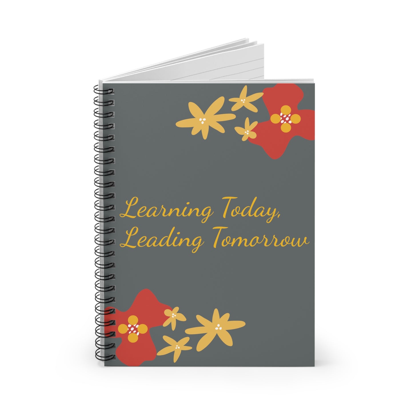 Learning today, leading tomorrow Notebook - Ruled Line